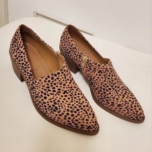 NWOB Maurices Amanda Leopard Stitch Low Side Shootie Size 8.5